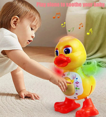 Electric Dancing Duck Toy – Lights, Music & Movement | Fun Learning Toy for Kids