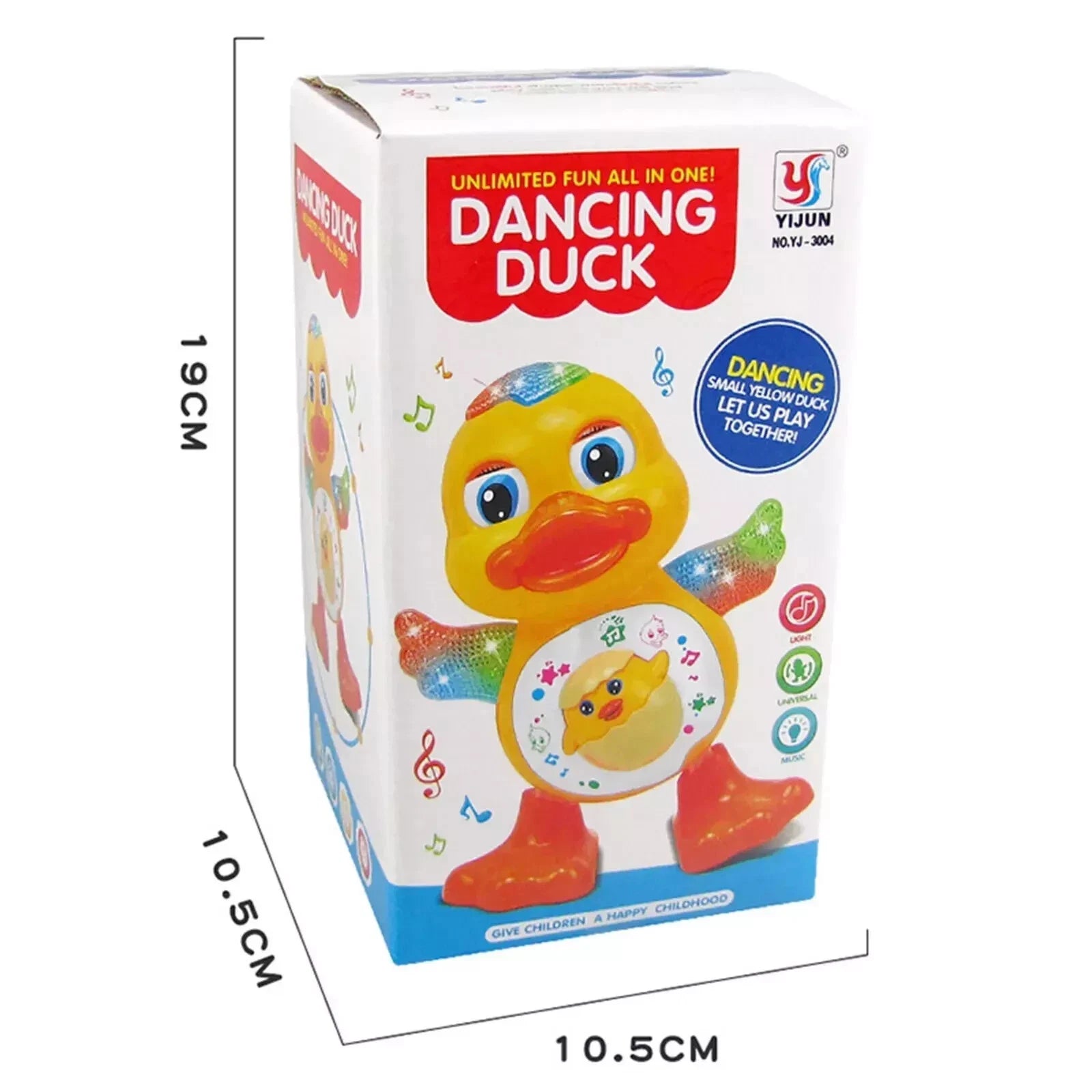 Electric Dancing Duck Toy – Lights, Music & Movement | Fun Learning Toy for Kids